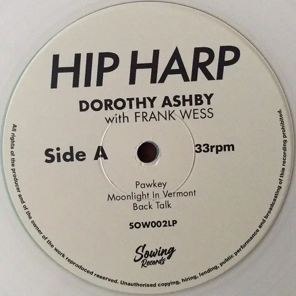 Dorothy Ashby & Frank Wess - Hip Harp (Прозрачный, Альбом, Лимитированое, Переиздание, Моно) - фото №4