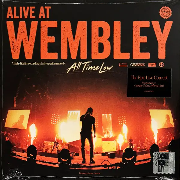 All Time Low - Alive At Wembley (Непрозрачный, Жёлтый, Альбом, Record Store Day)
