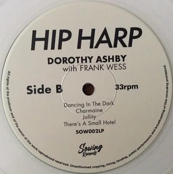 Dorothy Ashby & Frank Wess - Hip Harp (Прозрачный, Альбом, Лимитированое, Переиздание, Моно) - фото №5