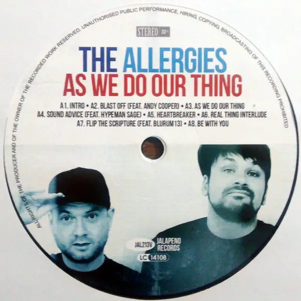 The Allergies - As We Do Our Thing (Альбом, Лимитированое) - фото №3