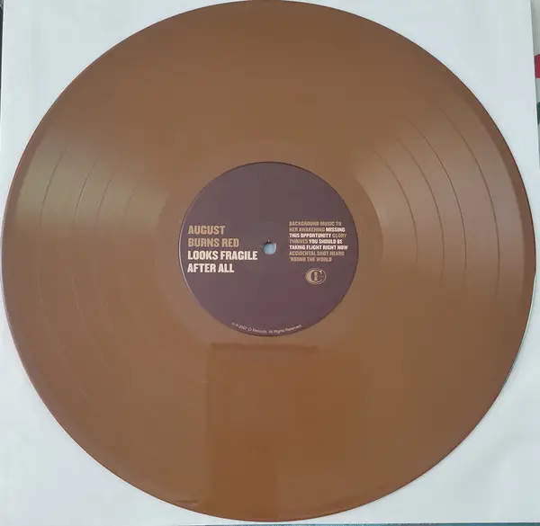 August Burns Red - Looks Fragile After All (33 ⅓ об/хв, Односторонній, EP, Гравірована, Ремастеринг, Додатковий друк) - фото №3