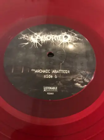 Aborted - The Archaic Abattoir (Red, Transparent, LP, Album, Reissue) - фото №6