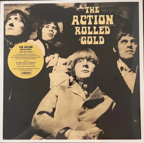 The Action - Rolled Gold (Gold, LP, Compilation, Reissue, Repress)