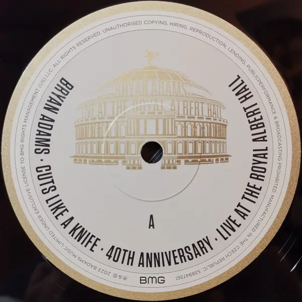 Bryan Adams - Live At The Royal Albert Hall (4 пластинки, LP) - фото №21