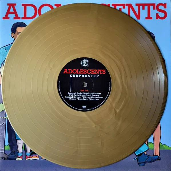 Adolescents - Cropduster (Gold, Vinyl, LP, Album, Reissue) - фото №2