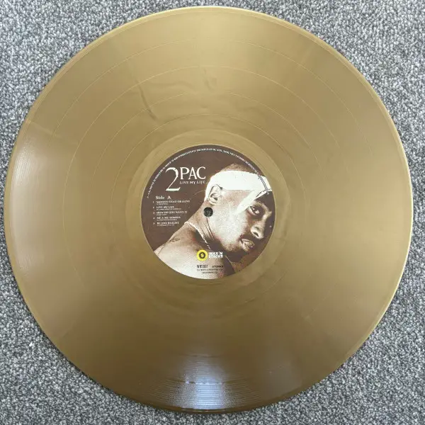 2Pac - Live My Life  (vinyl, Gold, LP, Compilation) - фото №3
