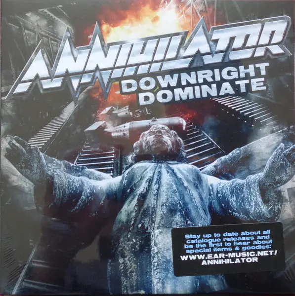 Annihilator - Downright Dominate (Прозрачный, Сингл)
