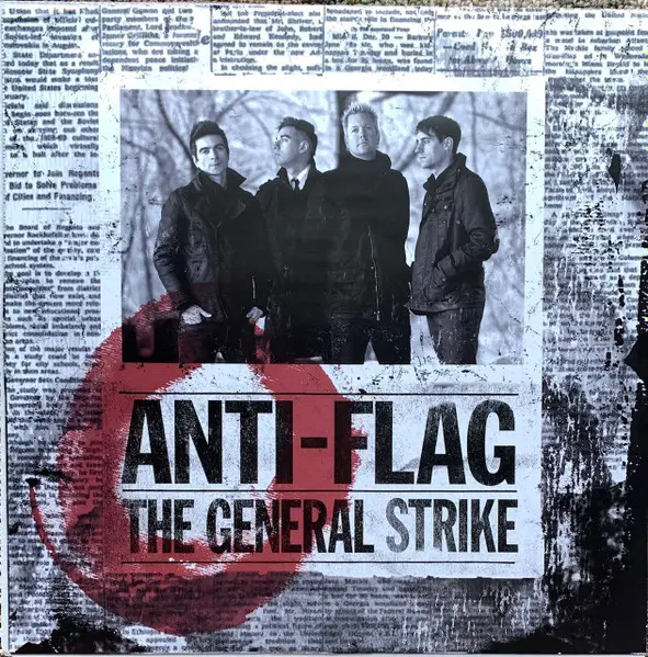 Anti-Flag - The General Strike (Красный, С брызгами, Альбом, Лимитированое, Переиздание) - фото №10