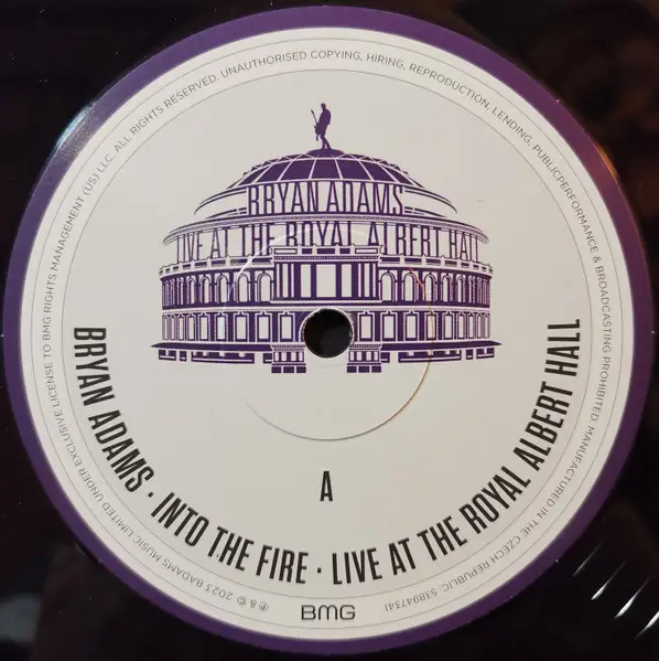 Bryan Adams - Live At The Royal Albert Hall (4 пластинки, LP) - фото №19