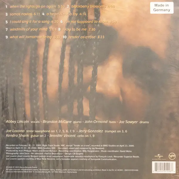 Abbey Lincoln - Over The Years (2 пластинки, LP, Album, Reissue) - фото №2