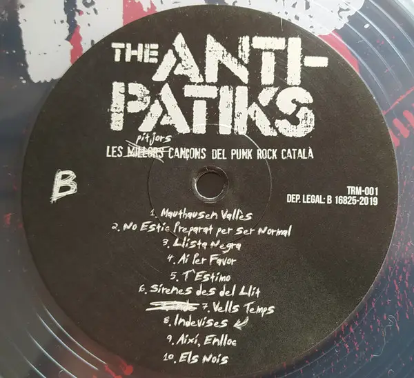 The Anti-Patiks - Les Pitjors Cançons del Punk Rock Català (45 об/мин, Сборник, Deluxe издание, Лимитированое, Ремастеринг, Специальное издание) - фото №5