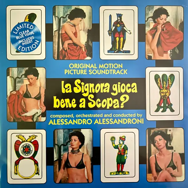 Alessandro Alessandroni - La Signora Gioca Bene A Scopa? (Прозрачный, Синий, Лимитированое)