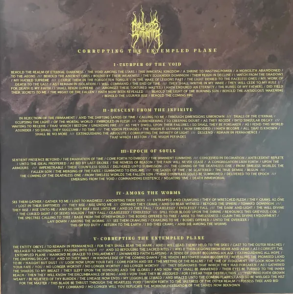 Ageless Summoning - Corrupting The Entempled Plane (LP, Album) - фото №3