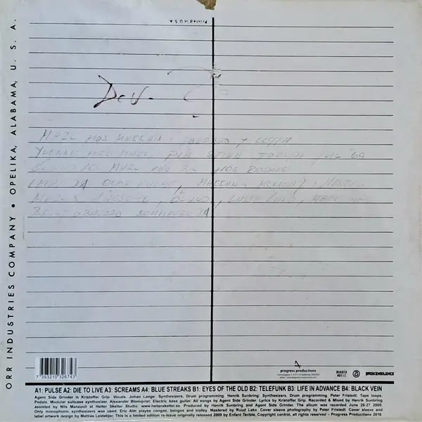 Agent Side Grinder - Irish Recording Tape (green, LP, Album, Reissue) - фото №2