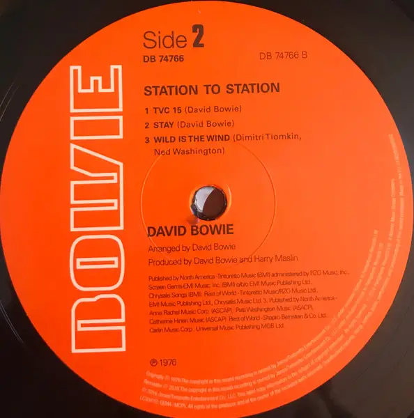 David Bowie - Station To Station (180g, LP, Album, Reissue, Remastered, Stereo) - фото №4