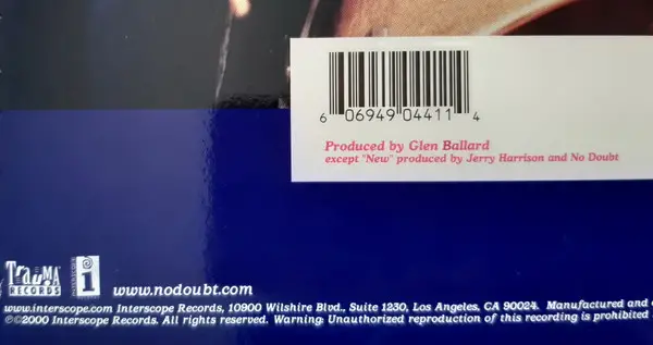 No Doubt - Return Of Saturn (2 платівки, LP, Album) - фото №10