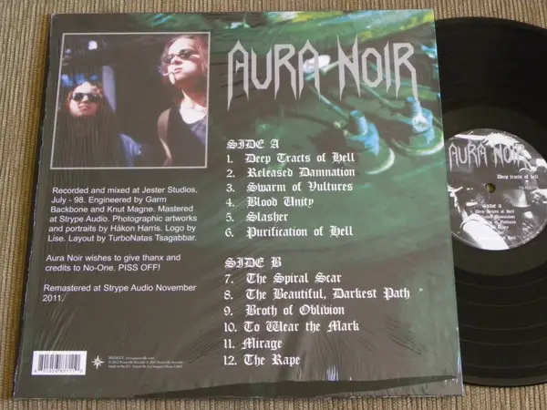Aura Noir - Deep Tracts Of Hell (Альбом, Лимитированое, Переиздание, Ремастеринг) - фото №3