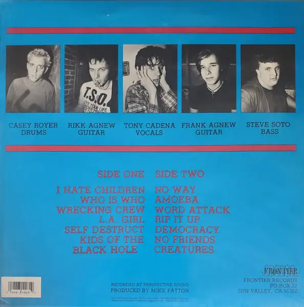 Adolescents - Adolescents (Orange, Transparent, LP, Album, Repress) - фото №2