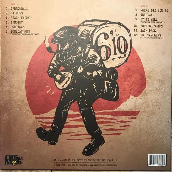 6'10 - The Humble Beginnings Of A Rovin' Soul (Oxblood, LP) - фото №2