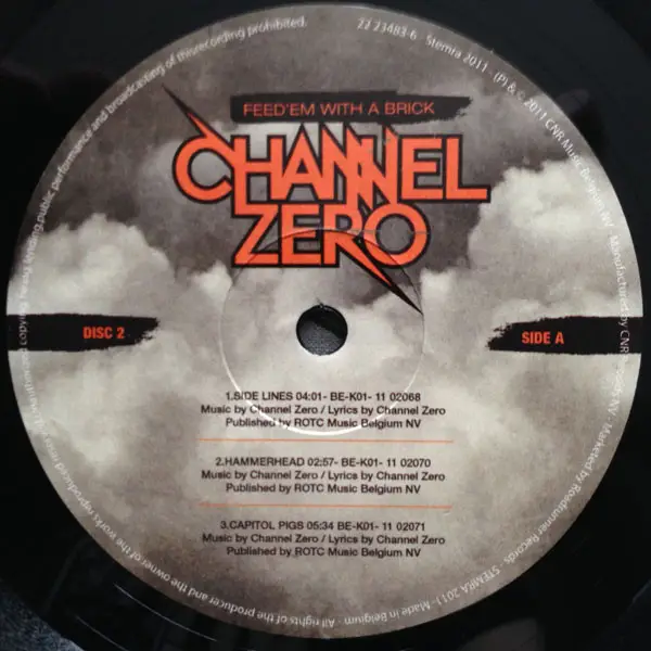 Channel Zero - Feed 'Em With A Brick (2 платівки, LP, Album) - фото №7