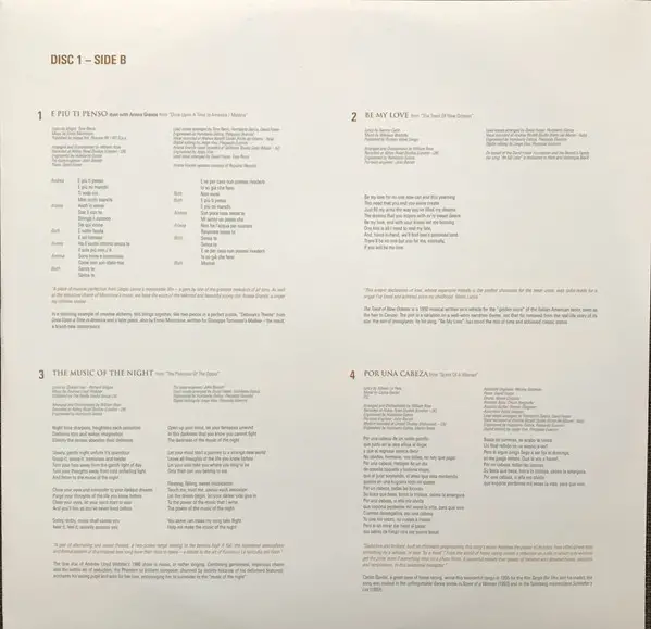 Andrea Bocelli - Cinema (Deluxe Edition) (2 платівки, 180 грам, Альбом, Лимітоване) - фото №6