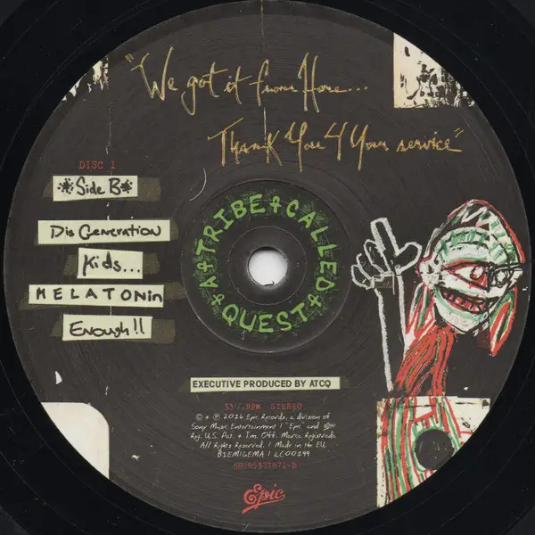 A Tribe Called Quest - We Got It From Here…Thank You 4 Your Service (2 платівки, LP, Album) - фото №4
