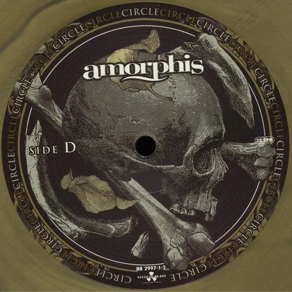 Amorphis - Circle (2 платівки, Золотий, Альбом, Лимітоване, Пронумерований) - фото №5