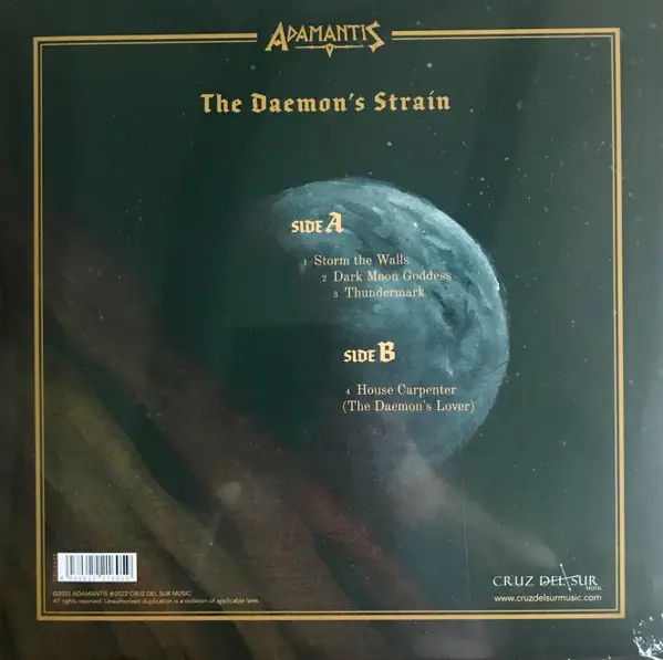 Adamantis - The Daemon‘s Strain (EP, Stereo) - фото №2