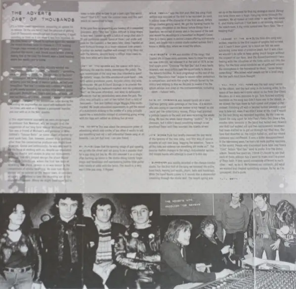 The Adverts - Cast Of Thousands  (LP, Album, Reissue) - фото №6