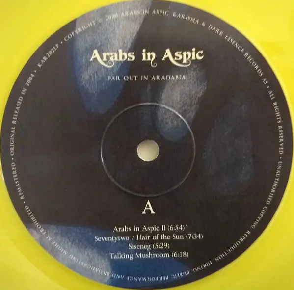 Arabs In Aspic - I-III (3 пластинки, Сборник, Лимитированое) - фото №21