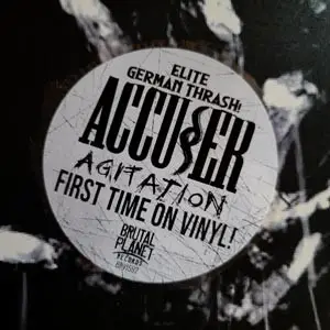 Accuser - Agitation (Silver, LP, Album, Reissue, Remastered) - фото №7