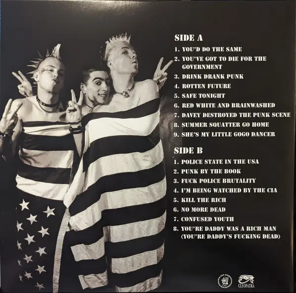 Anti-Flag - Die For The Government (Красный, Белый, Синий, Брызги, Раскладная обложка, Альбом, Лимитированое, Переиздание) - фото №2