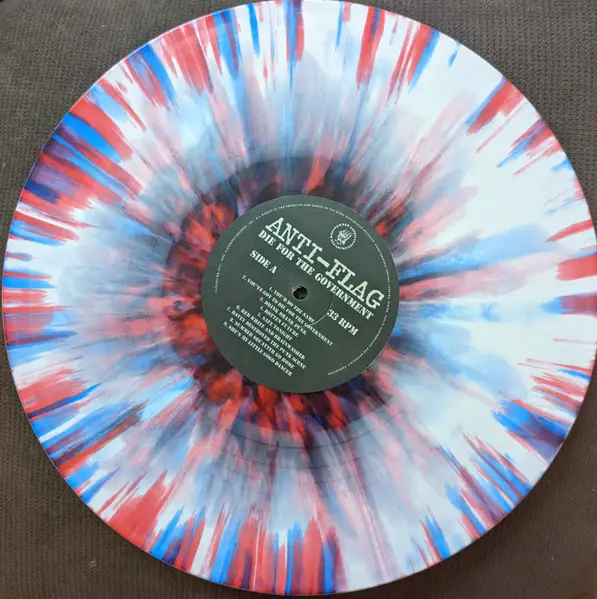 Anti-Flag - Die For The Government (Красный, Белый, Синий, Брызги, Раскладная обложка, Альбом, Лимитированое, Переиздание) - фото №3