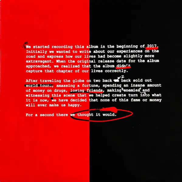 $uicideboy$ - I Want To Die In New Orleans (Black, Red, Split, LP, Album) - фото №8