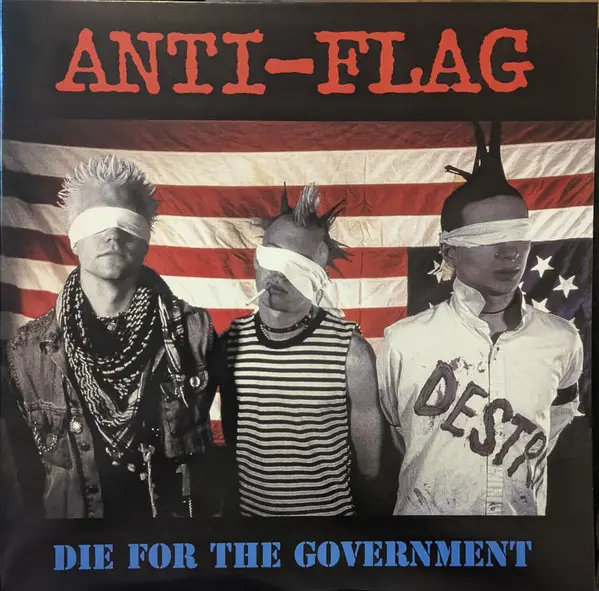 Anti-Flag - Die For The Government (Красный, Белый, Синий, Брызги, Раскладная обложка, Альбом, Лимитированое, Переиздание)