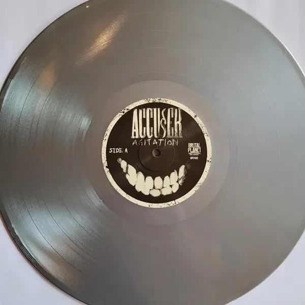 Accuser - Agitation (Silver, LP, Album, Reissue, Remastered) - фото №6