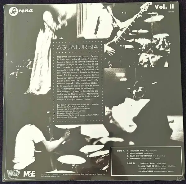 Aguaturbia - Volumen 2 (LP, Album, Reissue) - фото №2