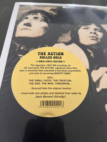 The Action - Rolled Gold (Gold, LP, Compilation, Reissue, Repress) - фото №3