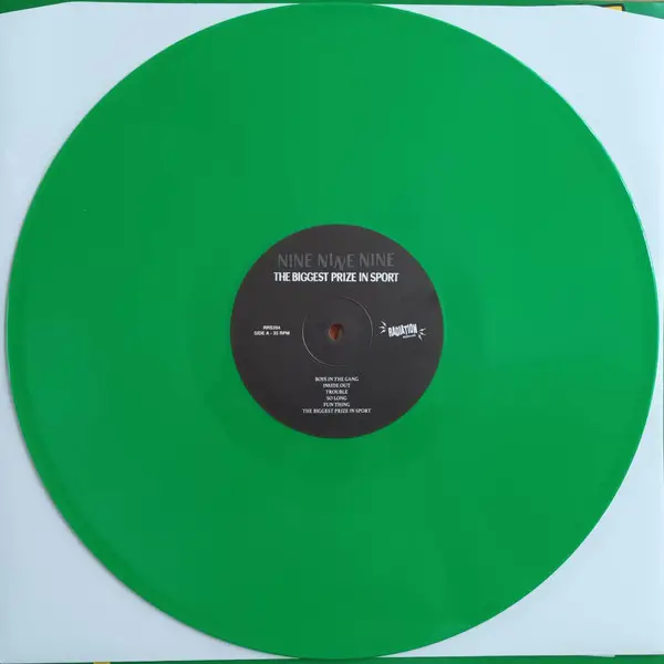 999 - The Biggest Prize In Sport (Green, LP, Album, Reissue) - фото №3
