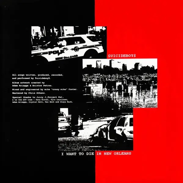$uicideboy$ - I Want To Die In New Orleans (Black, Red, Split, LP, Album) - фото №7