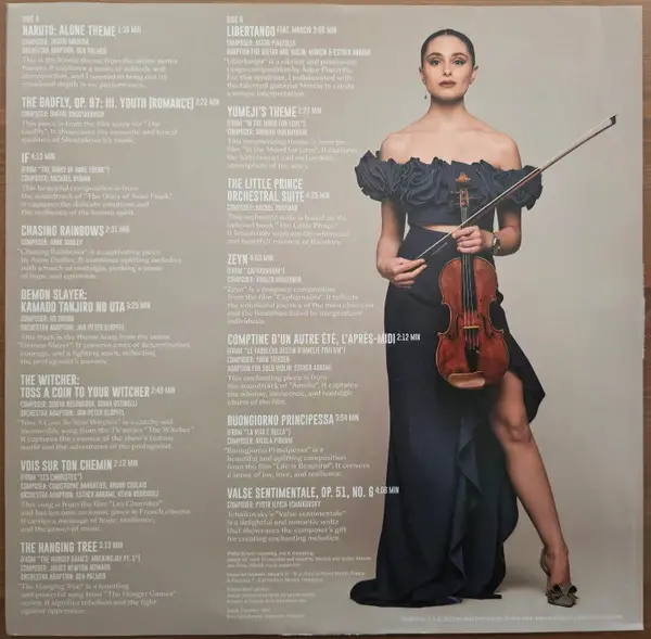 Esther Abrami & The City of Prague Philharmonic Orchestra & Ben Palmer - Cinema (orange, vinyl, LP, Album, Stereo) - фото №4