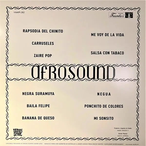 Afrosound - Carruseles (LP, Album, Reissue, Remastered) - фото №2
