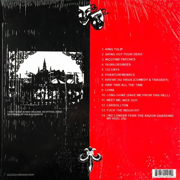 $uicideboy$ - I Want To Die In New Orleans (Black, Red, Split, LP, Album) - фото №2