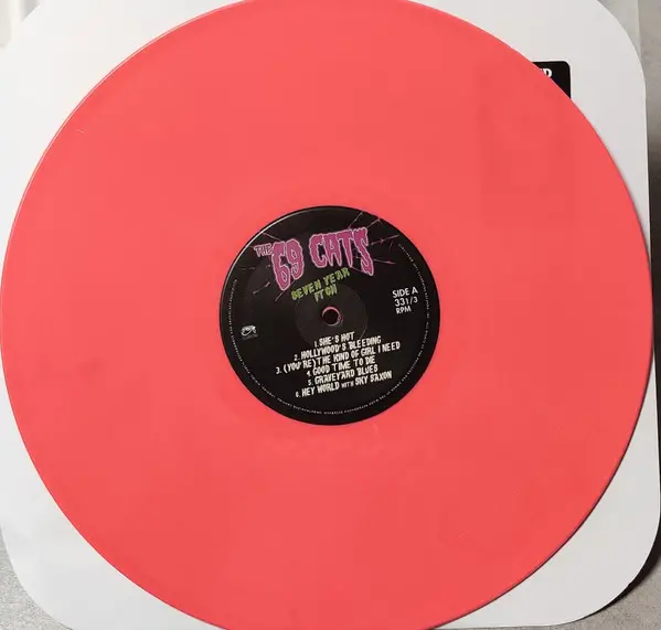 The 69 Cats - Seven Year Itch (Pink, LP, Album, Stereo) - фото №4