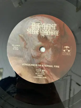 Antichrist Siege Machine - Vengeance Of Eternal Fire (45 об/мин, Альбом) - фото №5