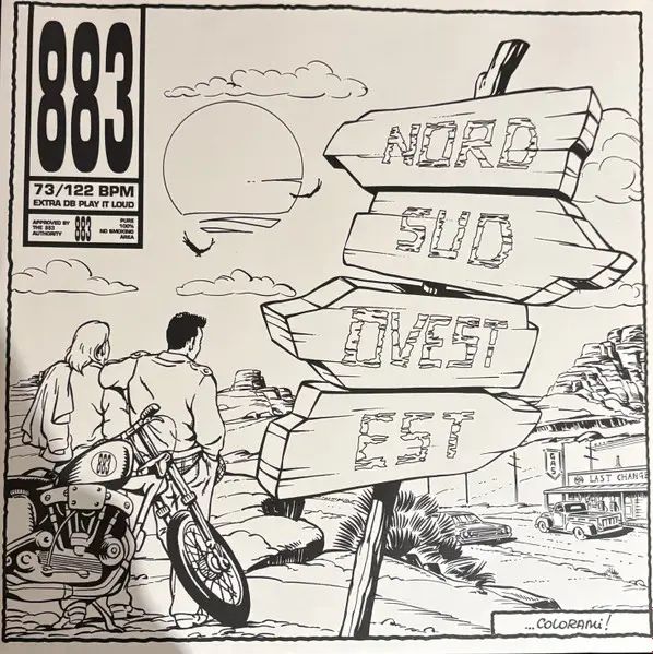 883 - Nord Sud Ovest Est (White, Black, Splatter, LP, Album, Numbered, Reissue)