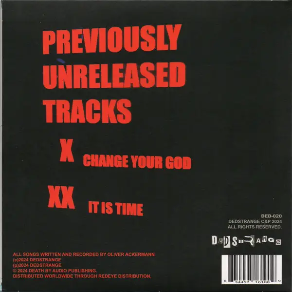 A Place To Bury Strangers - Change Your God / It Is Time (White, Single) - фото №3