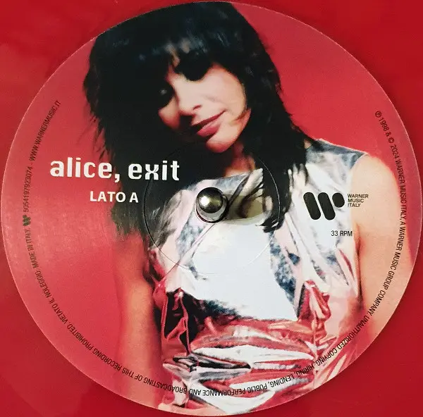 Alice - Exit (180 грамм, Красный, Альбом, Лимитированое, Пронумерованный, Переиздание) - фото №5