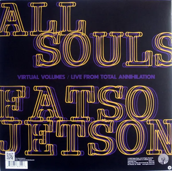 All Souls & Fatso Jetson - Virtual Volumes / Live From Total Annihilation Studios (Альбом) - фото №2