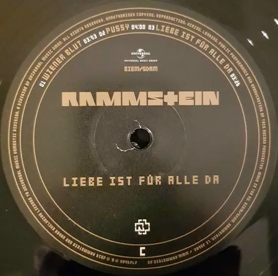 Rammstein - Liebe Ist Für Alle Da (2 пластинки, 180 грамм, Альбом, Переиздание, Ремастеринг) - фото №6
